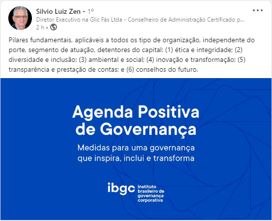 Agenda Positiva de Governança